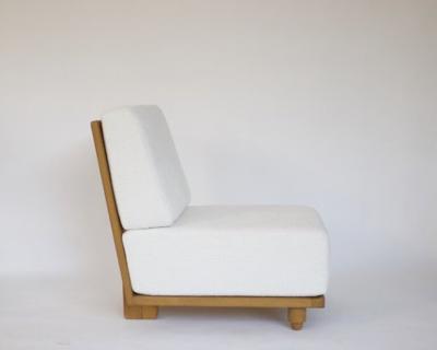 Guillerme et Chambron French Guillerme et Chambron Lounge Chairs Votre Maison MODEL ELMYRE