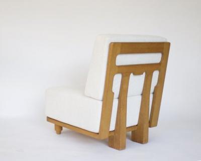 Guillerme et Chambron French Guillerme et Chambron Lounge Chairs Votre Maison MODEL ELMYRE