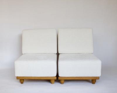 Guillerme et Chambron French Guillerme et Chambron Lounge Chairs Votre Maison MODEL ELMYRE