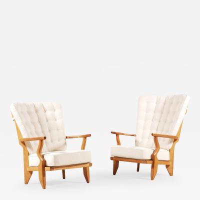 Guillerme et Chambron GUILLERME CHAMBRON PAIR OF ARMCHAIRS