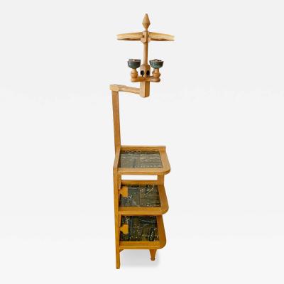 Guillerme et Chambron GUILLERME ET CHAMBRON THREE TIERED CORNER LAMP