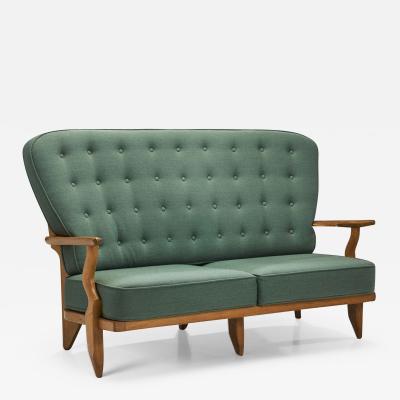 Guillerme et Chambron Grand Repos Sofa by Guillerme et Chambron for Votre Maison France 1950s