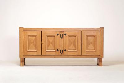 Guillerme et Chambron Guillerme and Chambron Rare Early Period Sideboard for Votre Maison 1955