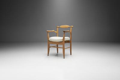 Guillerme et Chambron Guillerme et Chambron Bridge Fumay Dining Chair for Votre Maison France 1960s