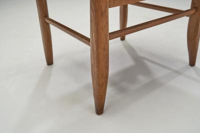 Guillerme et Chambron Guillerme et Chambron Bridge Fumay Pair of Dining Chairs France 1960s