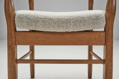 Guillerme et Chambron Guillerme et Chambron Bridge Fumay Pair of Dining Chairs France 1960s