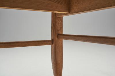 Guillerme et Chambron Guillerme et Chambron Bridge Fumay Pair of Dining Chairs France 1960s