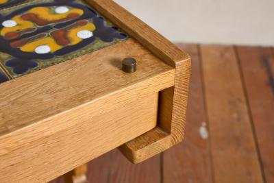 Guillerme et Chambron Guillerme et Chambron Ceramic End Tables