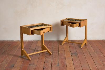 Guillerme et Chambron Guillerme et Chambron Ceramic End Tables