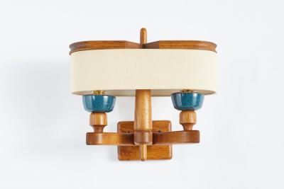 Guillerme et Chambron Guillerme et Chambron Ceramic Wall Sconce