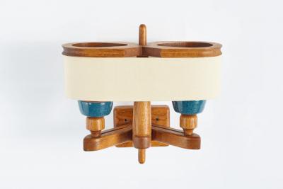 Guillerme et Chambron Guillerme et Chambron Ceramic Wall Sconce