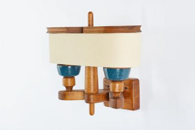 Guillerme et Chambron Guillerme et Chambron Ceramic Wall Sconce