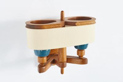 Guillerme et Chambron Guillerme et Chambron Ceramic Wall Sconce