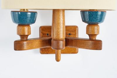 Guillerme et Chambron Guillerme et Chambron Ceramic Wall Sconce