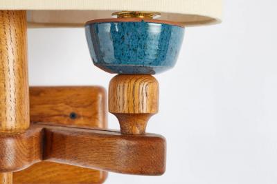 Guillerme et Chambron Guillerme et Chambron Ceramic Wall Sconce