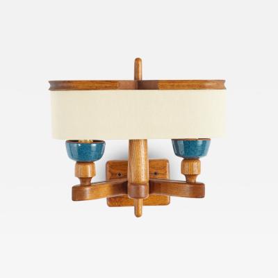 Guillerme et Chambron Guillerme et Chambron Ceramic Wall Sconce