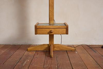 Guillerme et Chambron Guillerme et Chambron Floor Lamp with Drawer