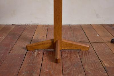Guillerme et Chambron Guillerme et Chambron Floor Lamp with Table