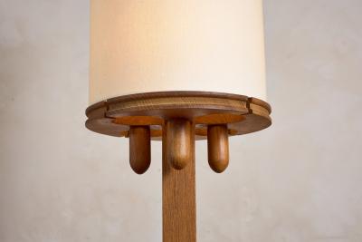 Guillerme et Chambron Guillerme et Chambron Floor Lamp with Table