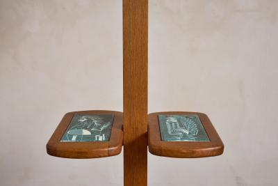 Guillerme et Chambron Guillerme et Chambron Floor Lamp with Table