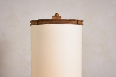 Guillerme et Chambron Guillerme et Chambron Floor Lamp with Table