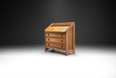 Guillerme et Chambron Guillerme et Chambron Oak Secretaire for Votre Maison France 1960s