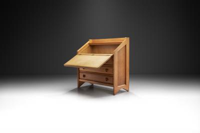 Guillerme et Chambron Guillerme et Chambron Oak Secretaire for Votre Maison France 1960s