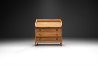 Guillerme et Chambron Guillerme et Chambron Oak Secretaire for Votre Maison France 1960s