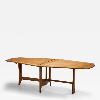 Guillerme et Chambron Guillerme et Chambron Portefeuille Oak Dining Table France ca 1960s