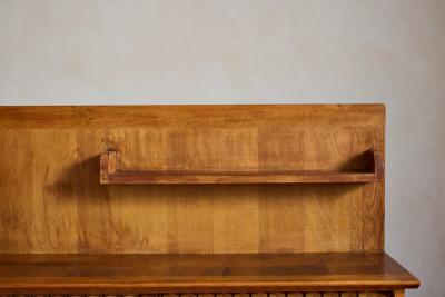 Guillerme et Chambron Guillerme et Chambron Sideboard with Lamp
