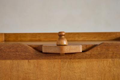 Guillerme et Chambron Guillerme et Chambron Sideboard with Lamp