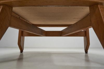 Guillerme et Chambron Guillerme et Chambron Sloping Armchair for Votre Maison France ca 1960s