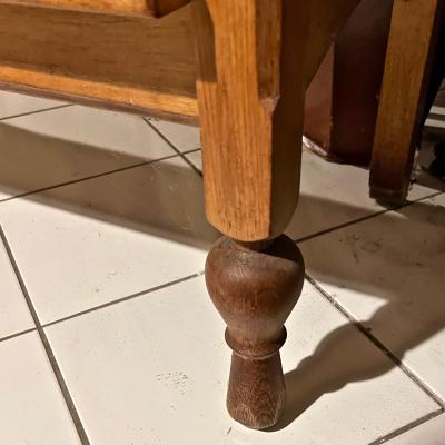 Guillerme et Chambron Guillerme et Chambron rarest oak chest of drawers with anchor bronze handles