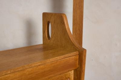 Guillerme et Chambron Gullierme et Chambron Rotating Cabinet with Lamp