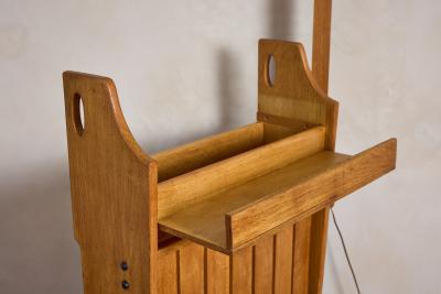 Guillerme et Chambron Gullierme et Chambron Rotating Cabinet with Lamp