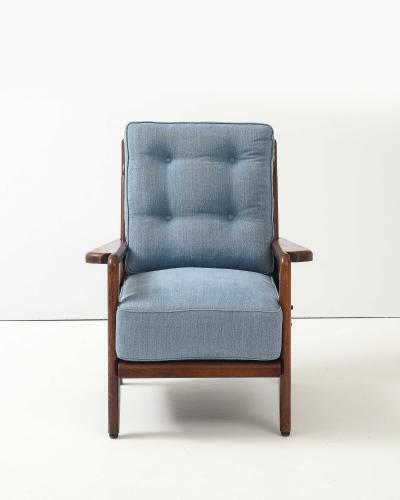 Guillerme et Chambron Oak Armchair