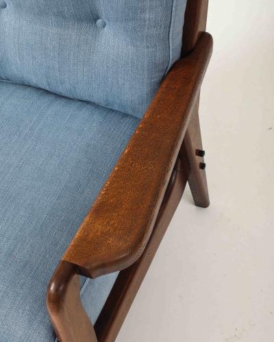 Guillerme et Chambron Oak Armchair