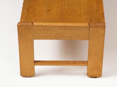 Guillerme et Chambron Oak Coffee Table by Guillerme et Chambron France c 1950