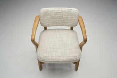 Guillerme et Chambron Pair of Guillerme et Chambron Denis Armchairs for Votre Maison France 1950s