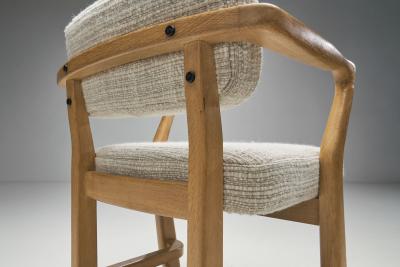 Guillerme et Chambron Pair of Guillerme et Chambron Denis Armchairs for Votre Maison France 1950s