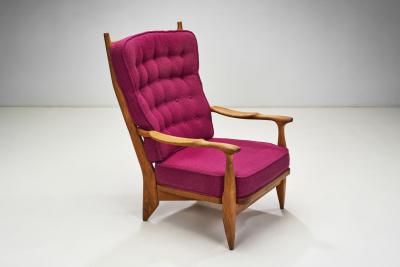 Guillerme et Chambron Pair of Guillerme et Chambron Edouard Armchairs for Votre Maison France 1960s