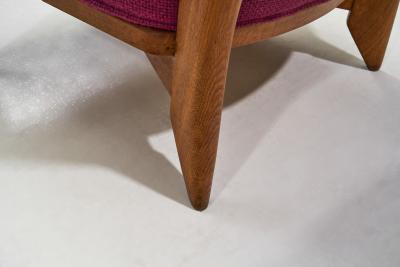 Guillerme et Chambron Pair of Guillerme et Chambron Edouard Armchairs for Votre Maison France 1960s