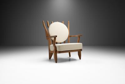 Guillerme et Chambron Petit Repos Armchair by Guillerme et Chambron for Votre Maison France 1950s