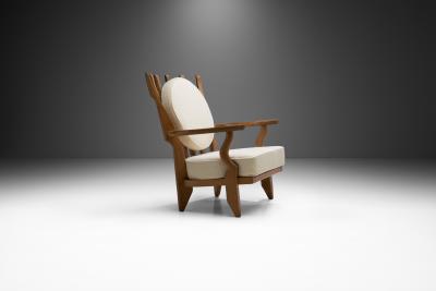 Guillerme et Chambron Petit Repos Armchair by Guillerme et Chambron for Votre Maison France 1950s