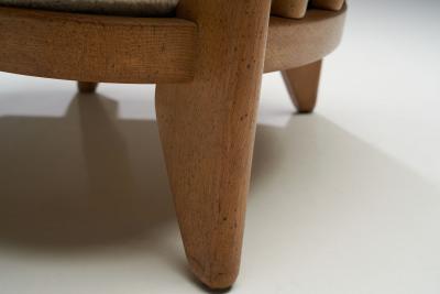 Guillerme et Chambron Petit Repos Armchair by Guillerme et Chambron for Votre Maison France 1950s