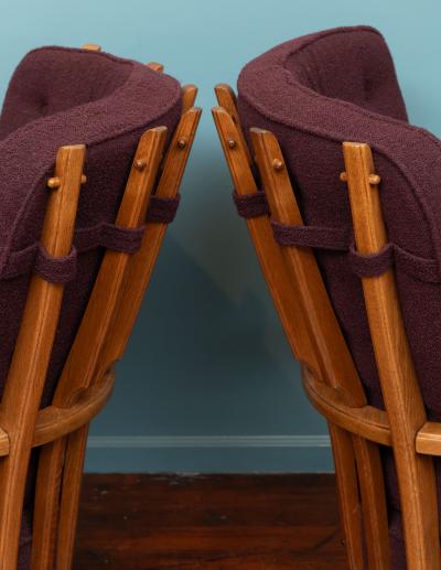Guillerme et Chambron Robert Guillerme and Jacques Chambron Lounge Chairs for Votre Maison