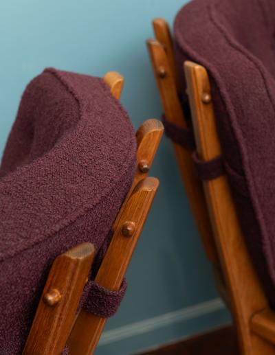 Guillerme et Chambron Robert Guillerme and Jacques Chambron Lounge Chairs for Votre Maison