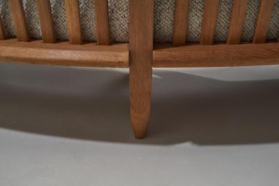 Guillerme et Chambron Robert Guillerme and Jacques Chambron Oak Sofa France 1960s