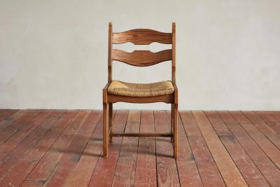 Guillerme et Chambron Set of 6 Guillerme et Chambron attributed Dining Chairs