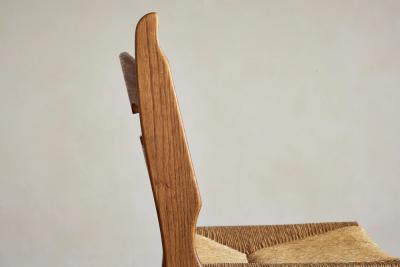 Guillerme et Chambron Set of 6 Guillerme et Chambron attributed Dining Chairs